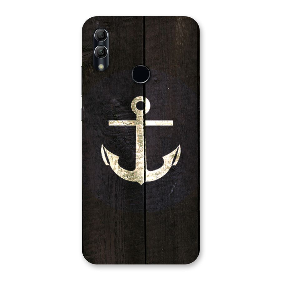 Wood Anchor Back Case for Honor 10 Lite