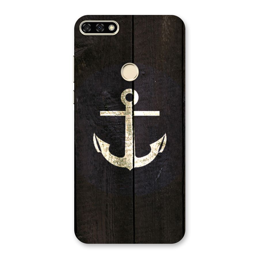 Wood Anchor Back Case for Honor 7A