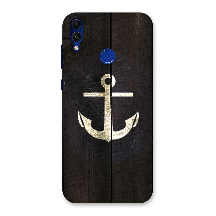 Wood Anchor Back Case for Honor 8C