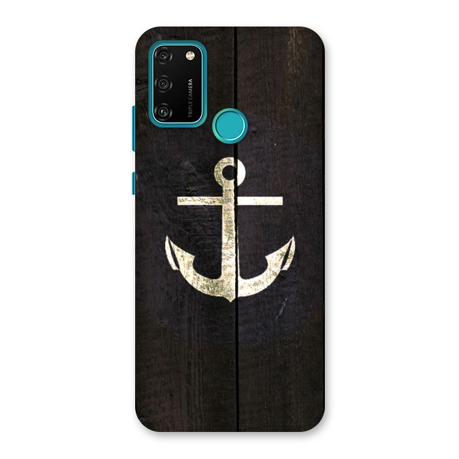 Wood Anchor Back Case for Honor 9A