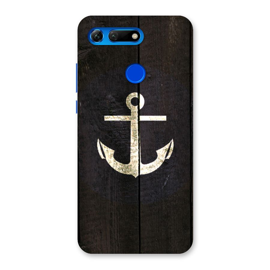 Wood Anchor Back Case for Honor View 20