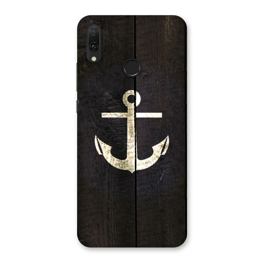 Wood Anchor Back Case for Huawei Y9 (2019)