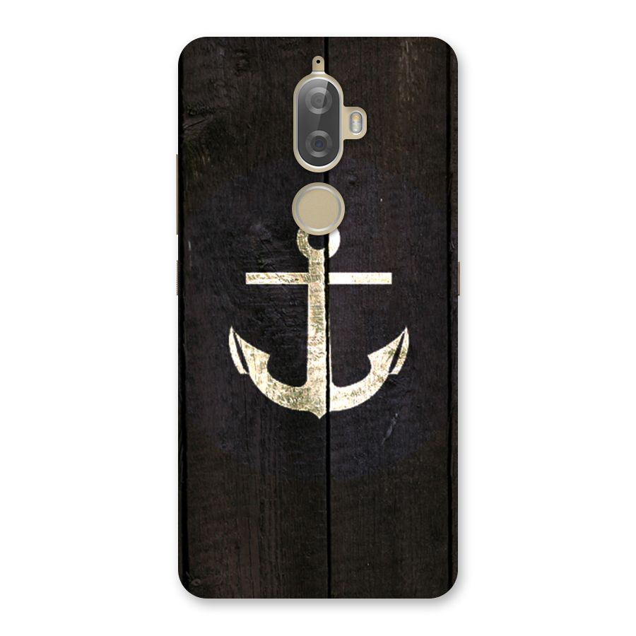 Wood Anchor Back Case for Lenovo K8 Plus