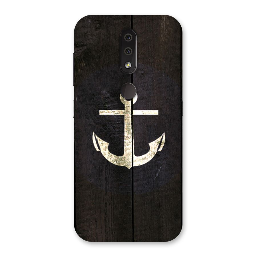 Wood Anchor Back Case for Nokia 4.2