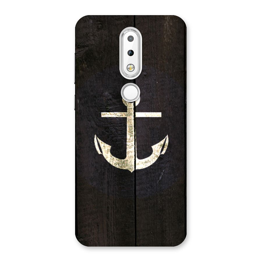 Wood Anchor Back Case for Nokia 6.1 Plus