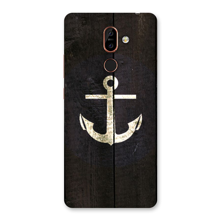 Wood Anchor Back Case for Nokia 7 Plus