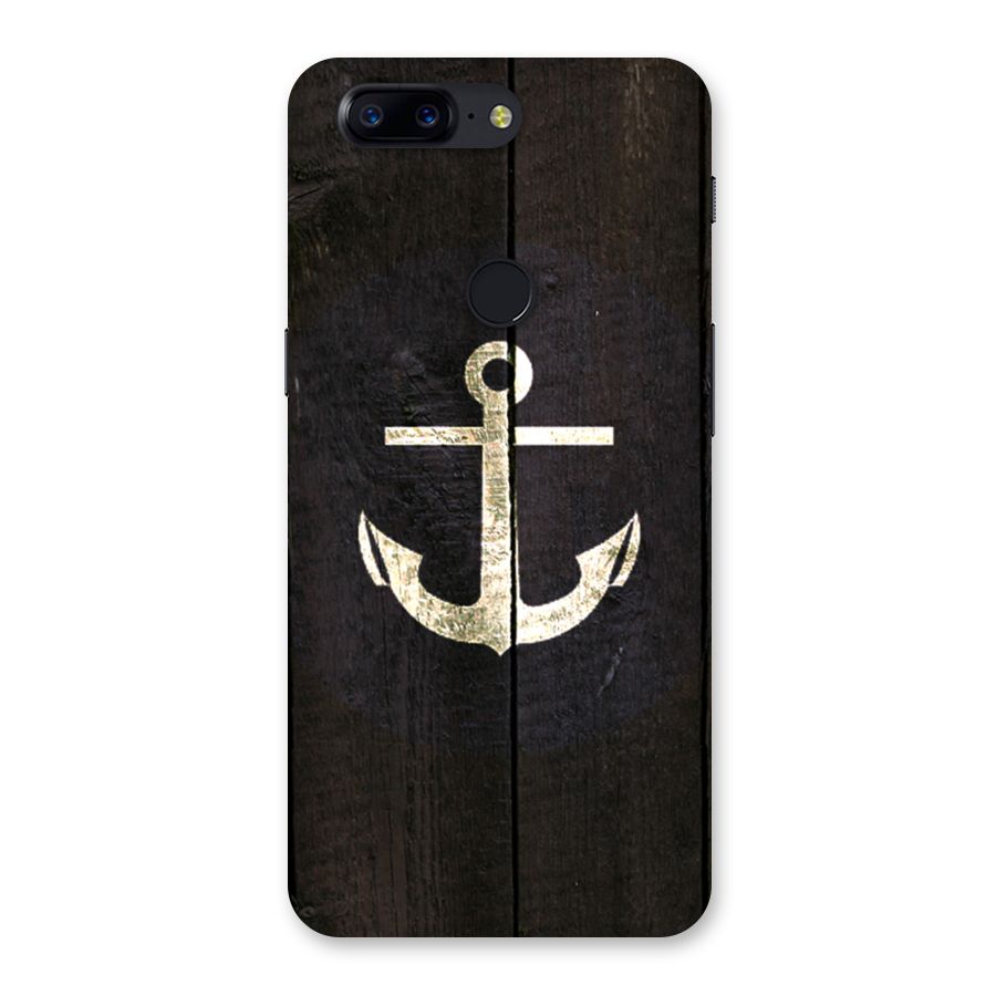 Wood Anchor Back Case for OnePlus 5T