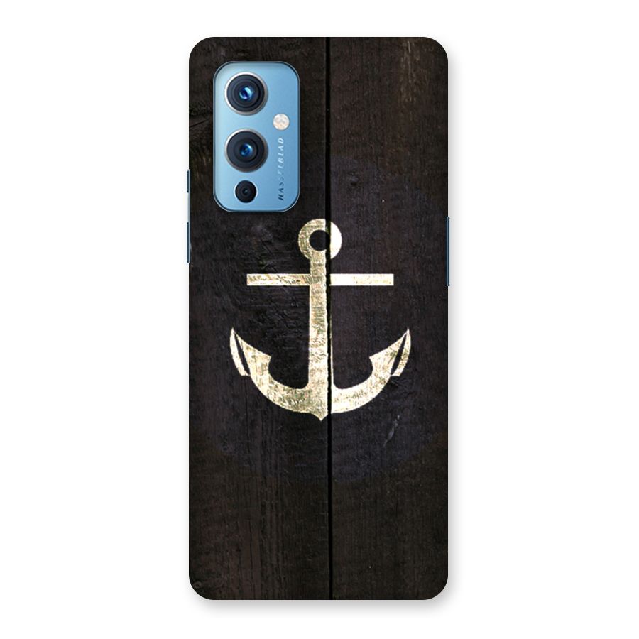 Wood Anchor Back Case for OnePlus 9