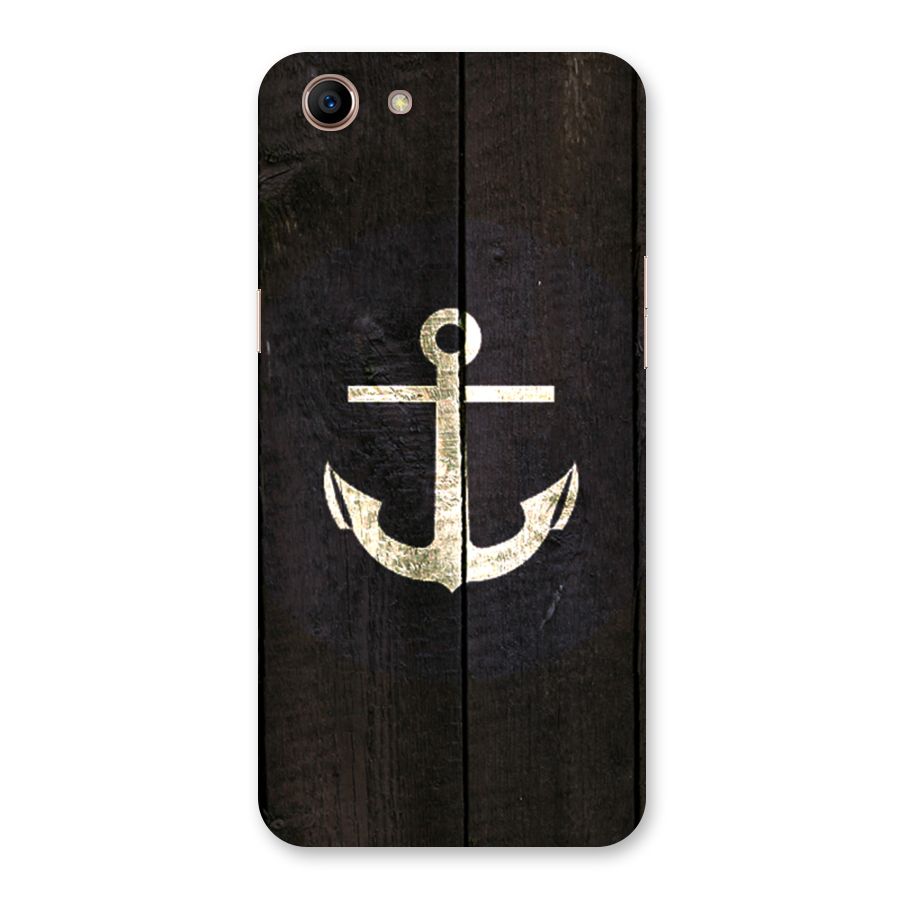 Wood Anchor Back Case for Oppo A83 (2018)