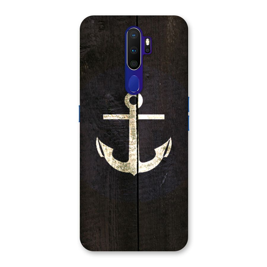 Wood Anchor Back Case for Oppo A9 (2020)