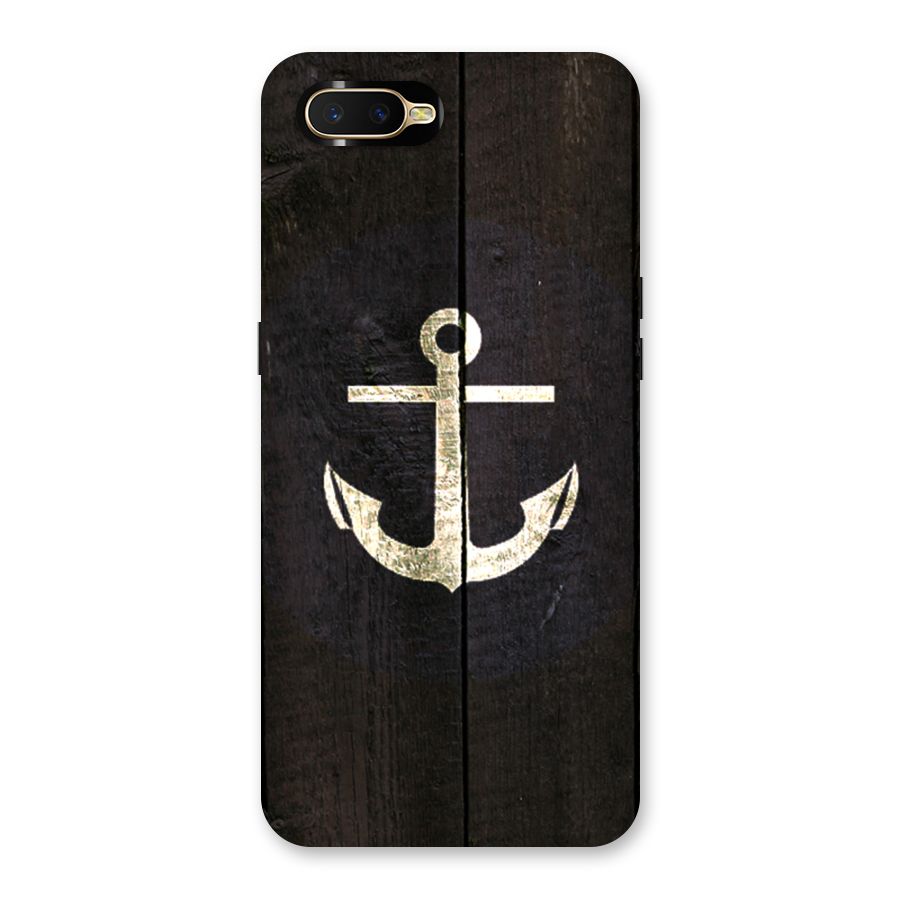 Wood Anchor Back Case for Oppo K1