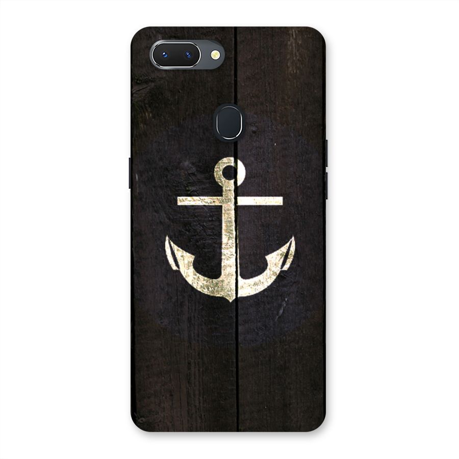 Wood Anchor Back Case for Oppo Realme 2