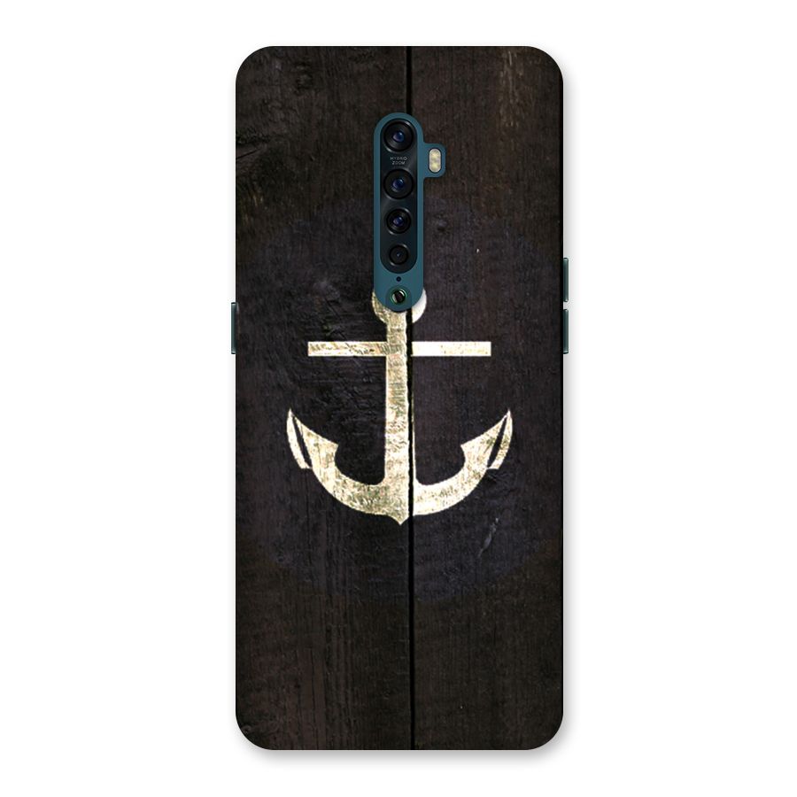 Wood Anchor Back Case for Oppo Reno2