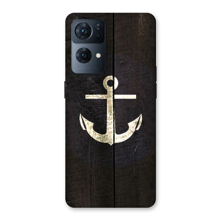 Wood Anchor Back Case for Oppo Reno7 Pro 5G