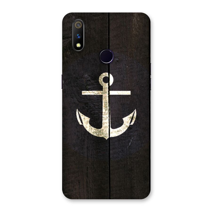 Wood Anchor Back Case for Realme 3 Pro