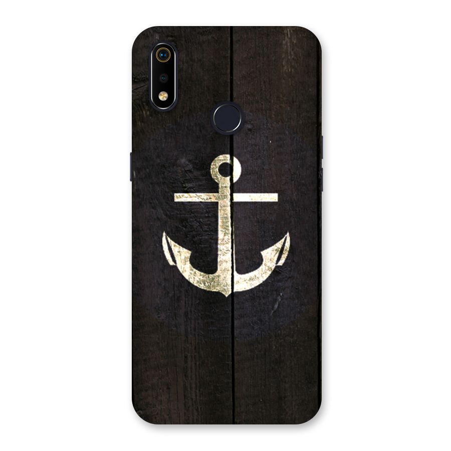 Wood Anchor Back Case for Realme 3i