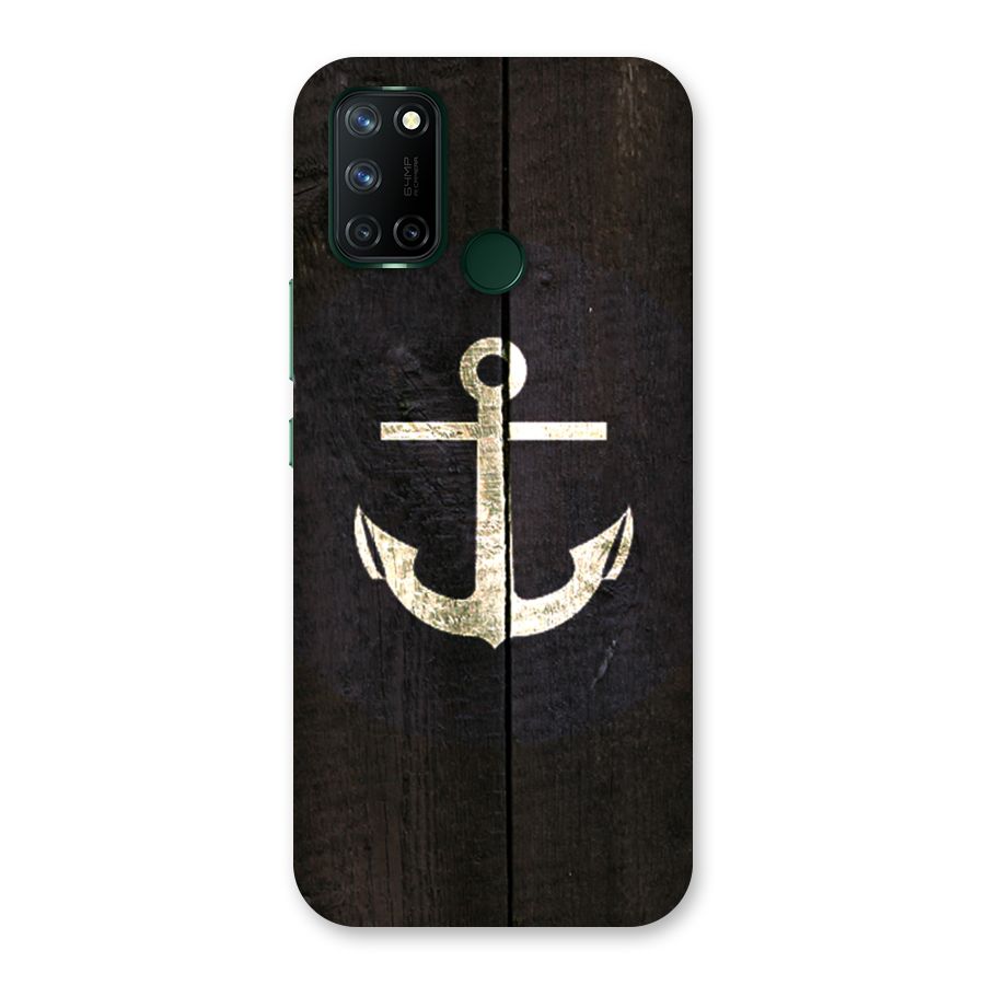 Wood Anchor Back Case for Realme 7i