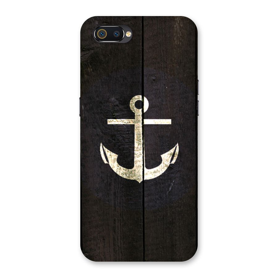 Wood Anchor Back Case for Realme C2