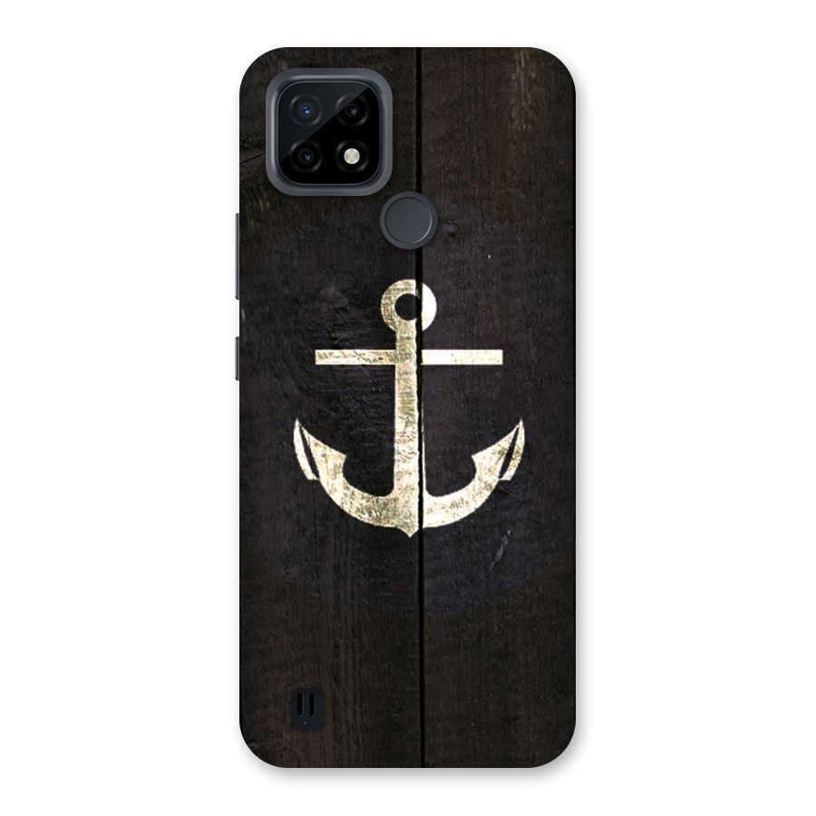 Wood Anchor Back Case for Realme C21