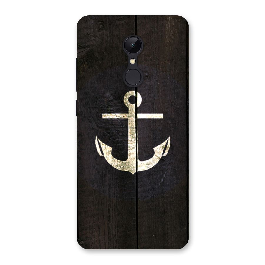 Wood Anchor Back Case for Redmi 5