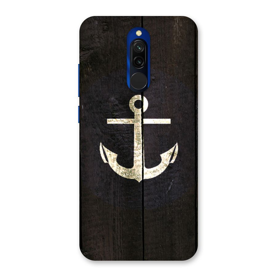 Wood Anchor Back Case for Redmi 8