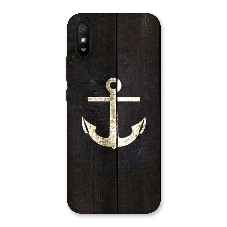 Wood Anchor Back Case for Redmi 9A