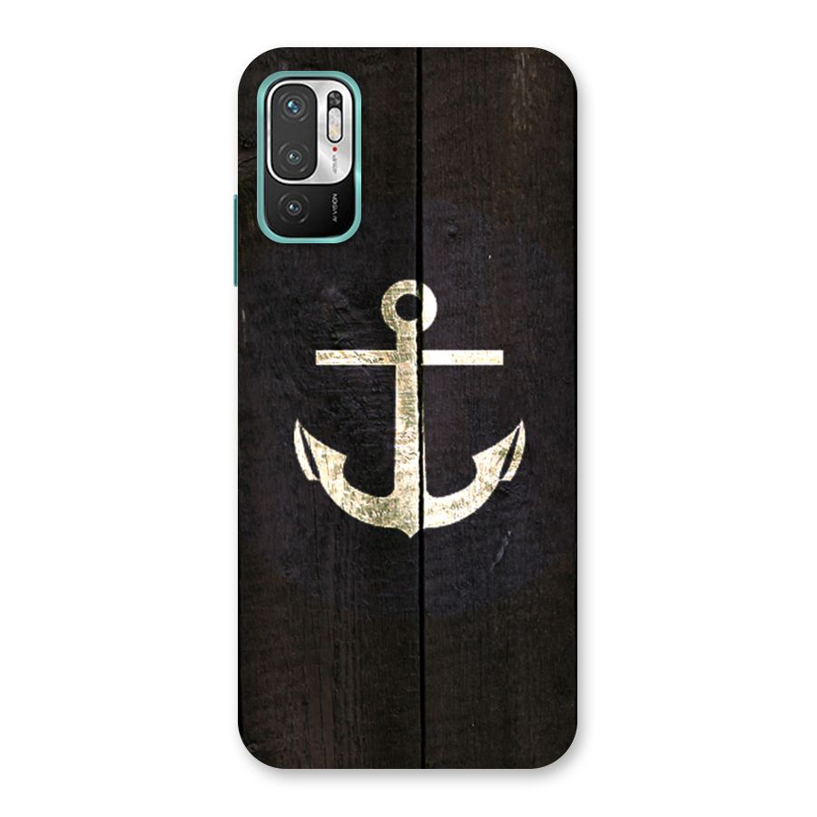 Wood Anchor Back Case for Redmi Note 10T 5G