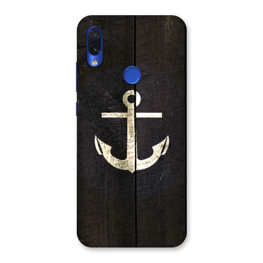 Wood Anchor Back Case for Redmi Note 7