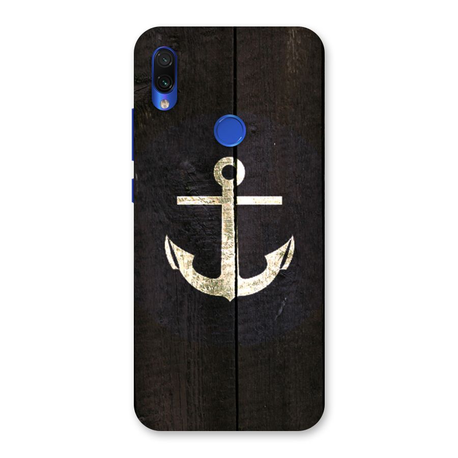 Wood Anchor Back Case for Redmi Note 7S