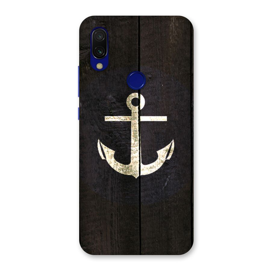 Wood Anchor Back Case for Redmi Y3