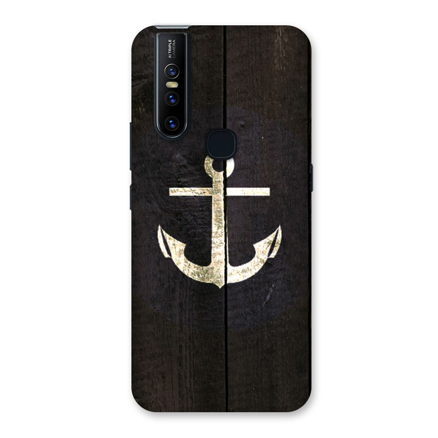 Wood Anchor Back Case for Vivo V15