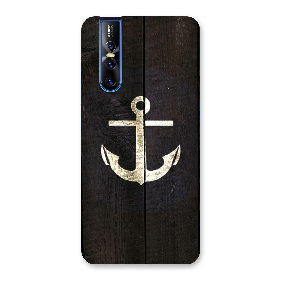 Wood Anchor Back Case for Vivo V15 Pro