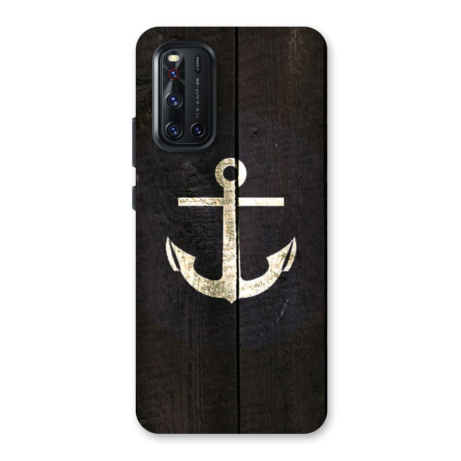Wood Anchor Back Case for Vivo V19