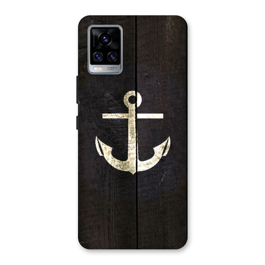 Wood Anchor Back Case for Vivo V20 Pro