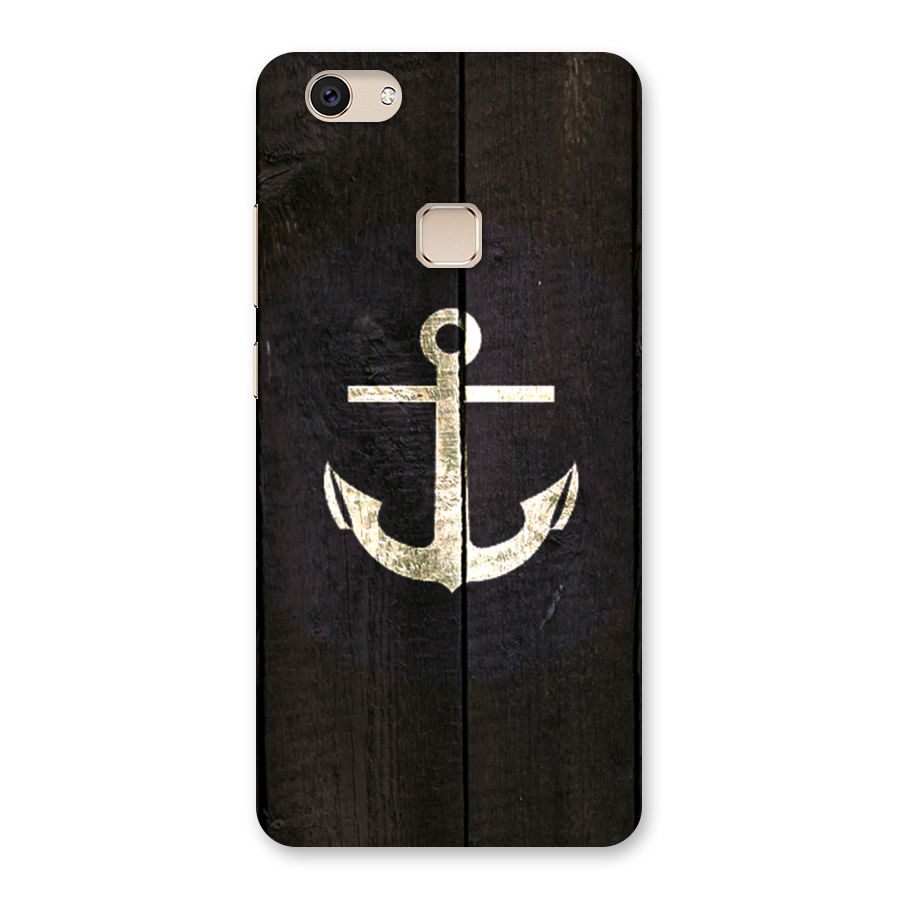 Wood Anchor Back Case for Vivo V7
