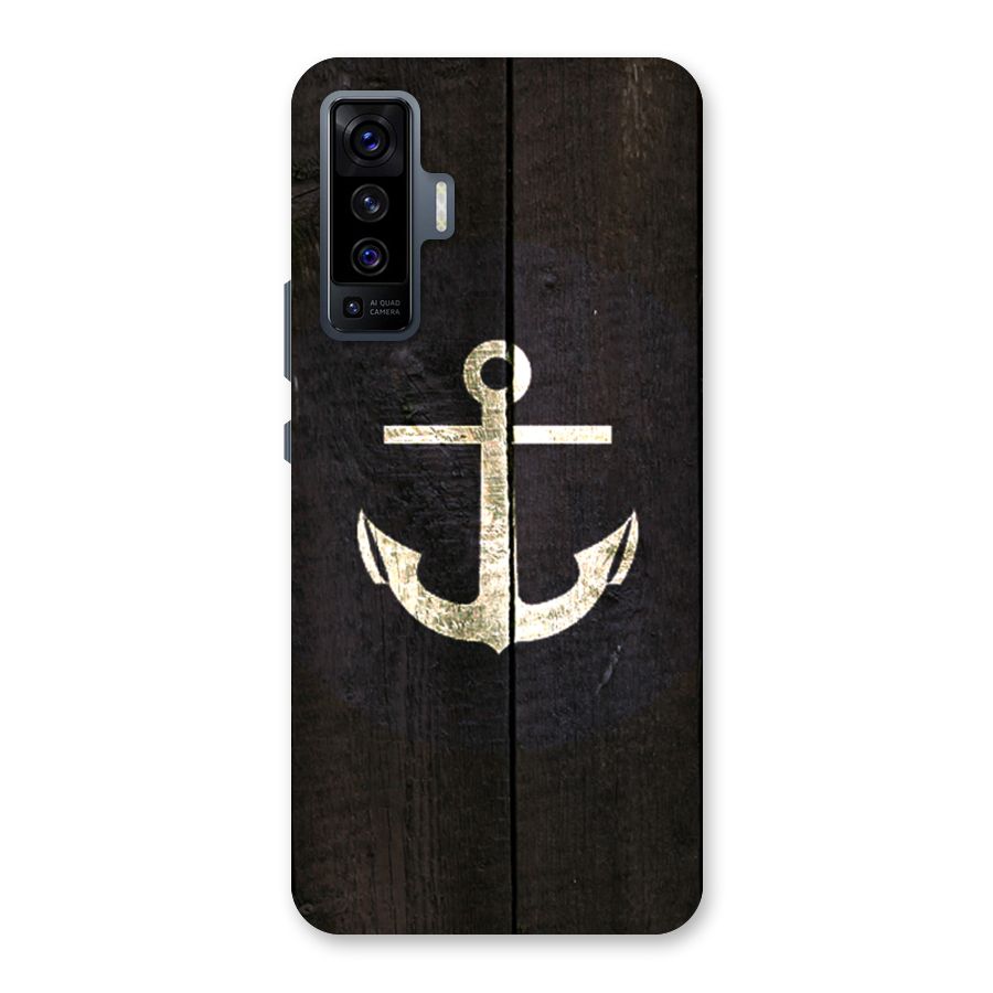 Wood Anchor Back Case for Vivo X50