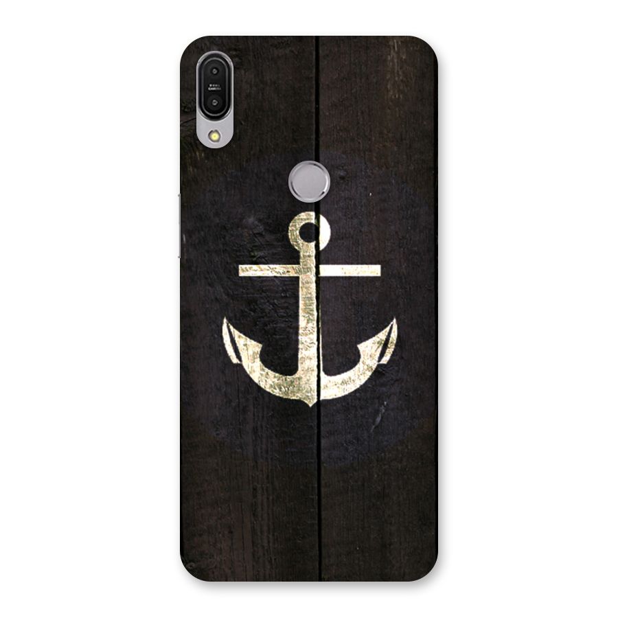 Wood Anchor Back Case for Zenfone Max Pro M1