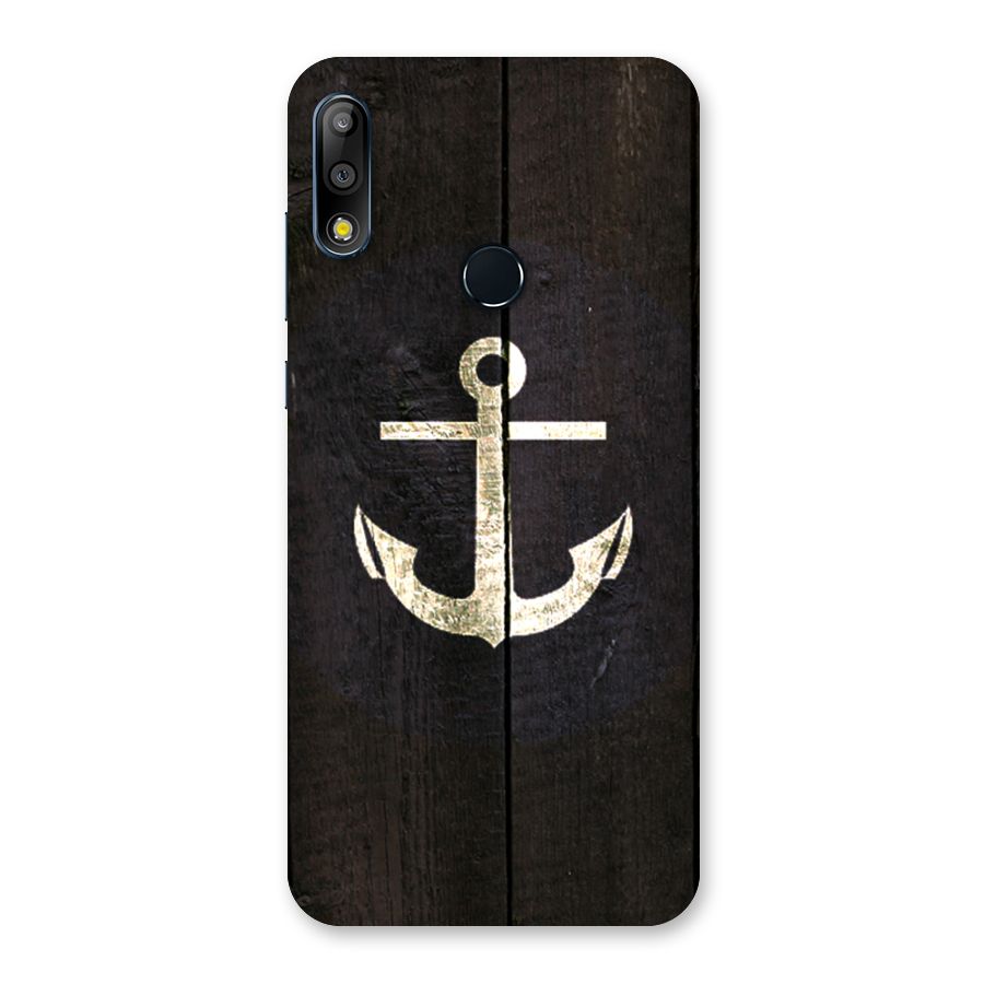 Wood Anchor Back Case for Zenfone Max Pro M2