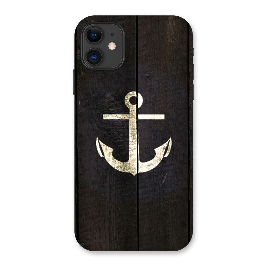 Wood Anchor Back Case for iPhone 11