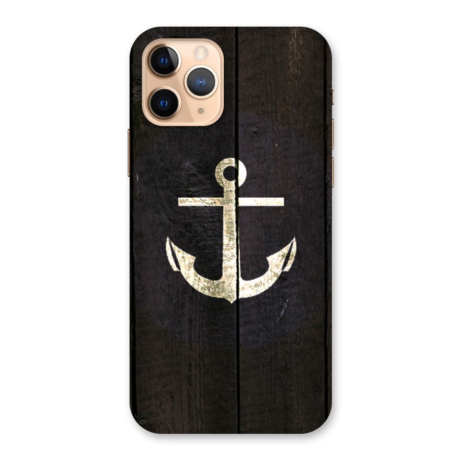 Wood Anchor Back Case for iPhone 11 Pro