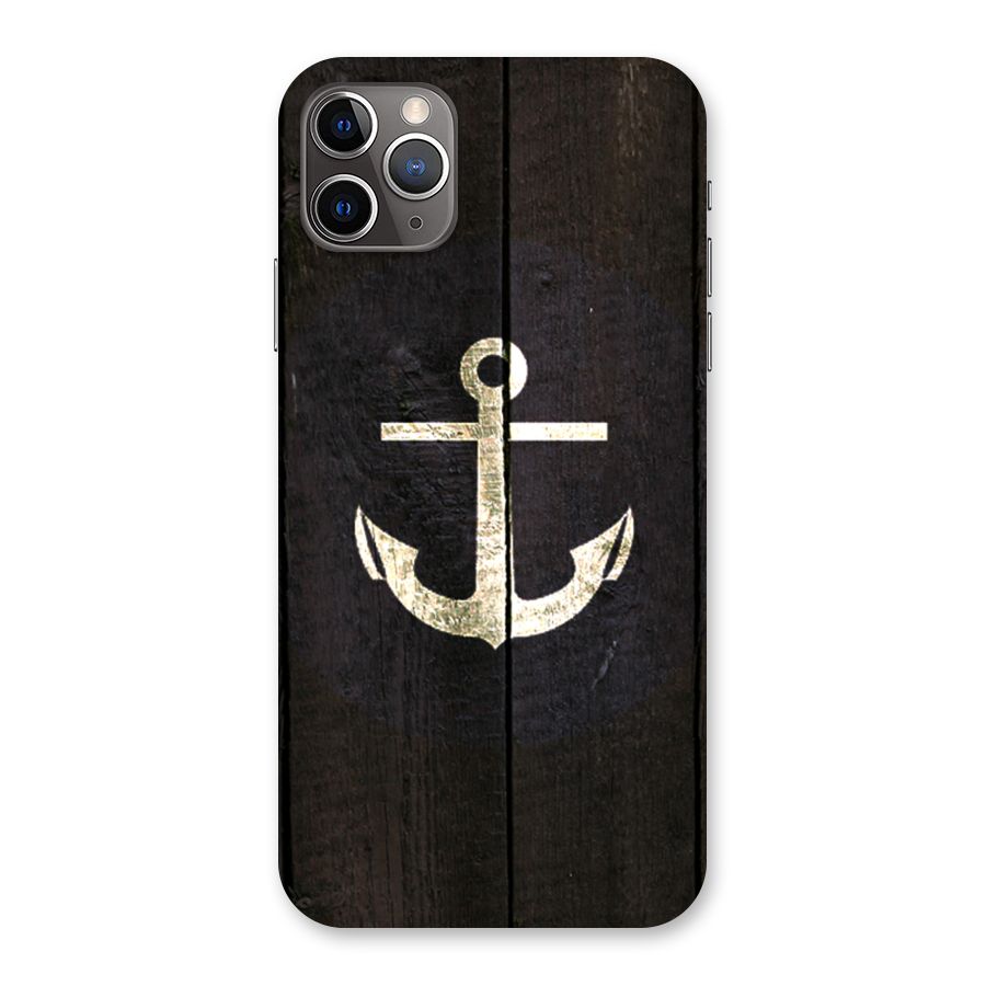 Wood Anchor Back Case for iPhone 11 Pro Max