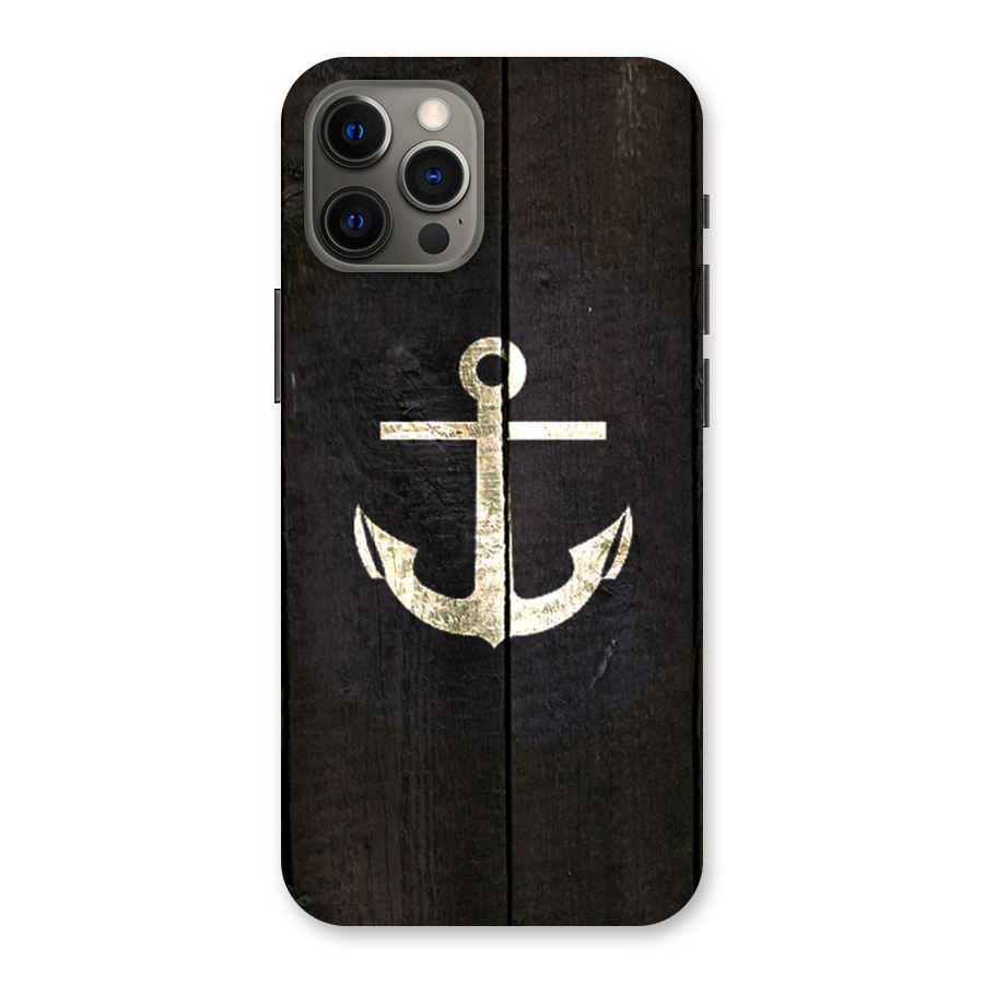 Wood Anchor Back Case for iPhone 12 Pro Max
