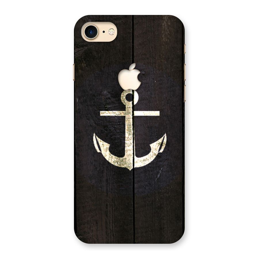 Wood Anchor Back Case for iPhone 7 Apple Cut