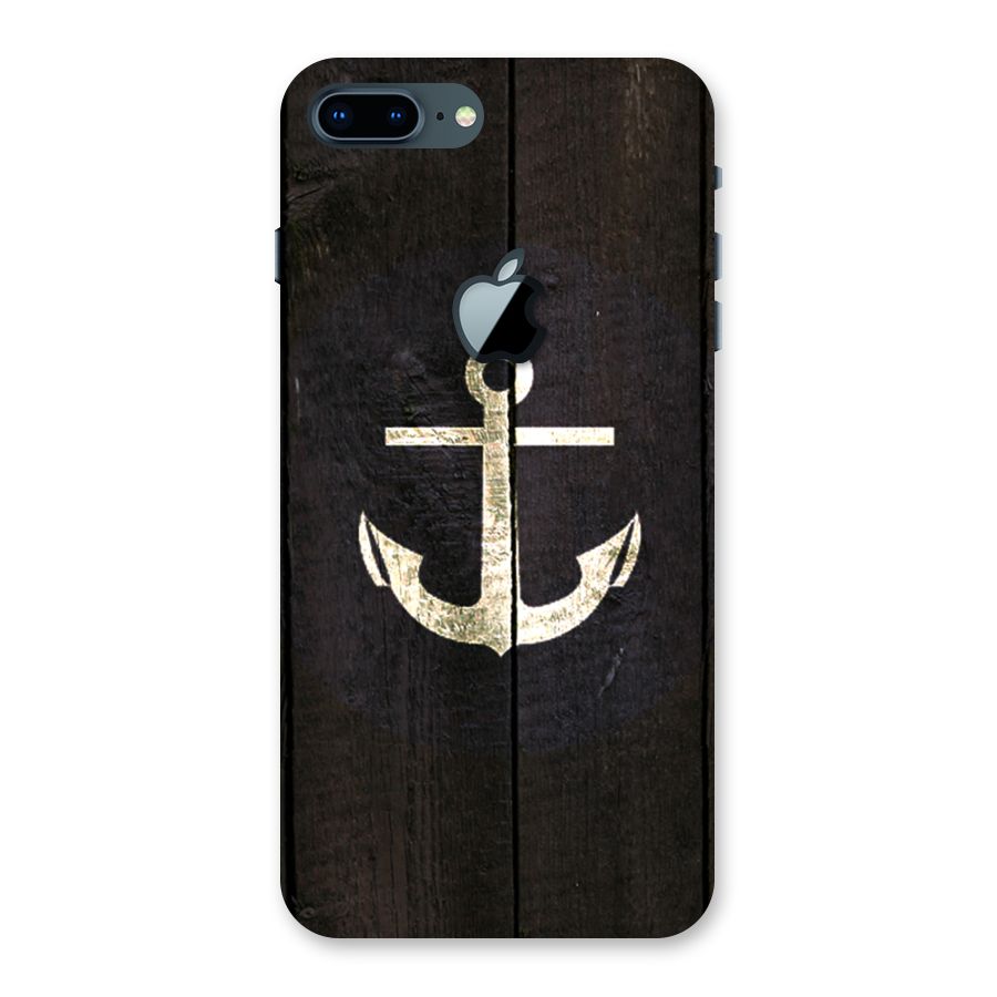 Wood Anchor Back Case for iPhone 7 Plus Apple Cut
