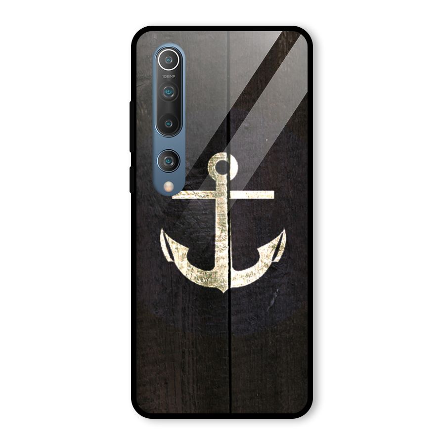 Wood Anchor Glass Back Case for Mi 10