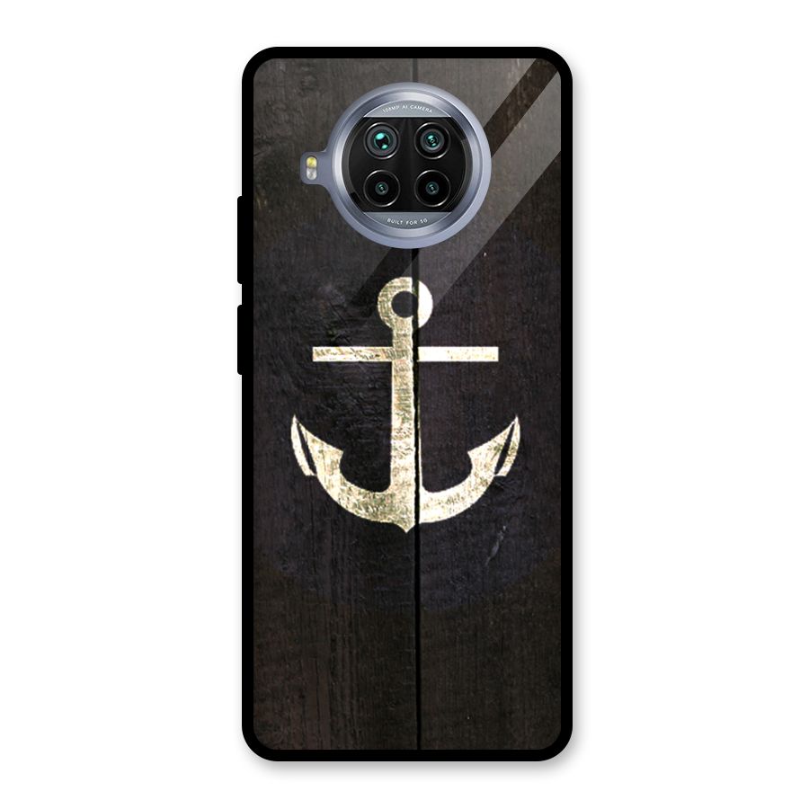 Wood Anchor Glass Back Case for Mi 10i