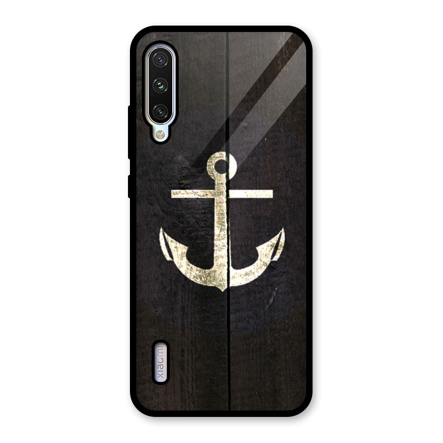 Wood Anchor Glass Back Case for Mi A3