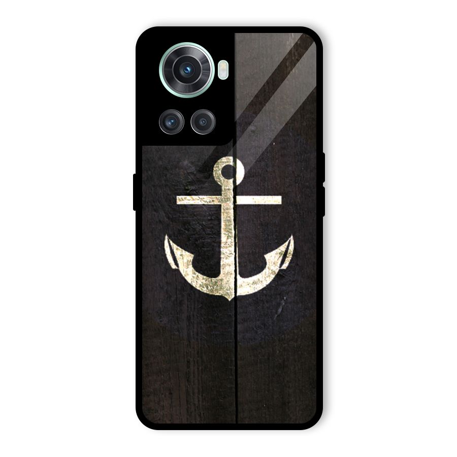 Wood Anchor Glass Back Case for OnePlus 10R