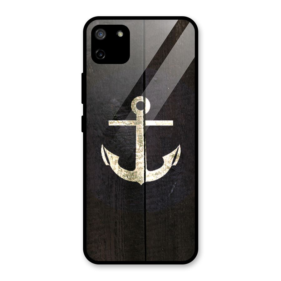 Wood Anchor Glass Back Case for Realme C11