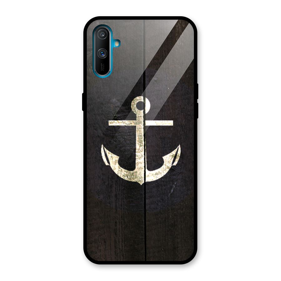 Wood Anchor Glass Back Case for Realme C3